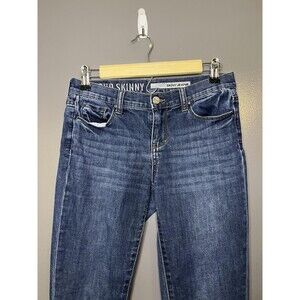 DKNY Jeans Soho Skinny Slim Jeans Womens 0 Medium Wash Blue Stretch Denim